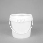 IML Printed Small Clear Plastic Buckets 1 Liter Heat Transferprinting for sale