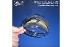 China Thermal Resistance Borosilicate Glass Led Lens For Industrial Lamp supplier