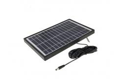 China 5 Watt Solar Panel Solar Cell Black Metal Frame High Module Conversion Efficiency supplier