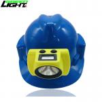 Safety LED Miners Head Lamp With OLED Display 20000lux Waterproof IP68 for sale