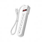 6 outlet Power Strip and Extension Socket With 15A Circuit Breaker Surger Protector