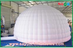 China Led Lights Inflatable Air Tent , Diameter 5m Inflatable Dome Tent supplier