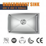 60x45 16 Gauge Stainless Steel Undermount Single Bowl Kitchen Sinks for sale