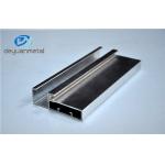 5.98 Meter Silver Polishing Aluminium Extruded Aluminium Profiles For Decoration With Cutting for sale