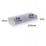 Industrial Cooling With Silver Aluminum Heat Sinks Lightweight High Durability for sale