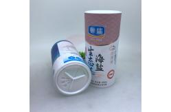 China Plastic Sifter Paper Tube Box Salt Packaging Cardboard Shaker Lid Custom Paper Can supplier