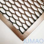 PVDF Expanded Metal Sheet 4x8 XPM Mesh Wall Panels for sale