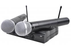 China Black Handheld Wireless Microphone Karaoke System 40Hz-18KHz UHF-585 supplier