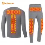 Wireless Remote Control Lightweight Keep Warm Battery Powered Thermal Underwear Heated Clothes