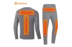 China Wireless Remote Control Lightweight Keep Warm Battery Powered Thermal Underwear Heated Clothes supplier