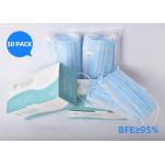 Flu Protect 3 Ply Earloop Disposable Sheet Mask Safety For Mouth And Nose for sale