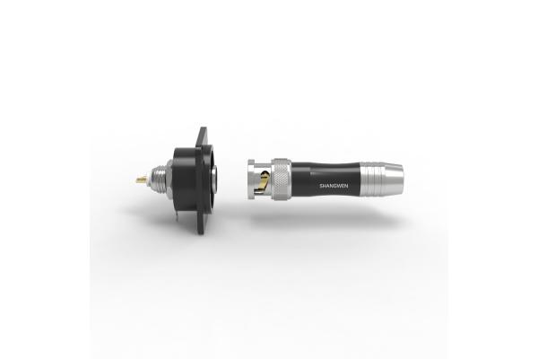 Video Metal Plug BNC Male Connector For Industrial Applications