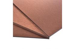 China Scratch - Resistant Brushed Aluminum  Composite Panel Cladding 3mm Thickness supplier