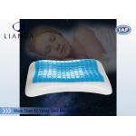 Popular logo Gel Memory Foam Soft Cool Summer Pillow 60×34×10CM for sale