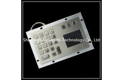 China Dust Proof Stainless Steel Keypad With Touch Screen , Kiosk Metal Keyboard supplier