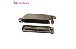 China Custom PBT IDC Male Connector Plug 50 Pin Connector With Screws supplier
