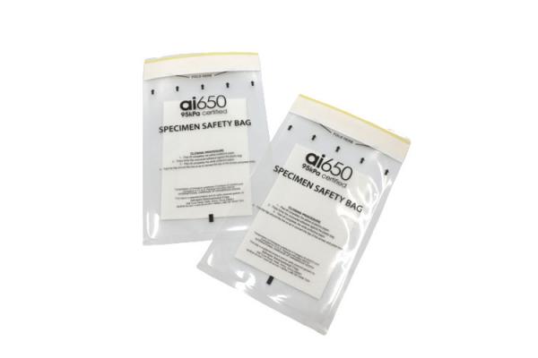 LDPE Plastic Lab Specimen Bags Disposable With Pouch