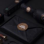 recyclable 17gsm Black Kraft Wrapping Paper 100% Virgin Wood Pulp for sale