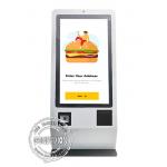 23.6 Inch Self Service Touch Screen Payment Kiosk For Mc And KFC Ordering for sale
