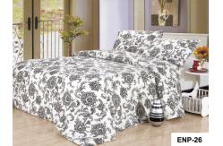 China Pigment Printed Brushed Microfiber Duvet Cover Polyester Bedsheet Set 3pcs supplier