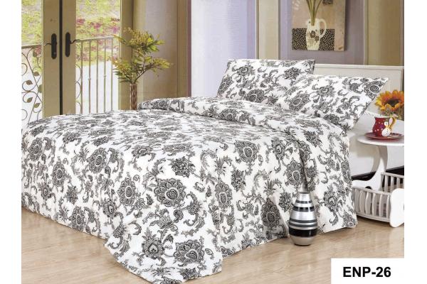 Pigment Printed Brushed Microfiber Duvet Cover Polyester Bedsheet Set 3pcs