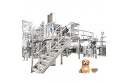 China SUS304  Full Automatic Pet Food Meat Processing Machine CIP Cleaning supplier
