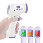 CE Handheld Digital Forehead Infrared Thermometer With LCD Screen for sale