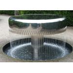 Professional Stainless Steel Water Feature Fountains Mirror Polishing for sale