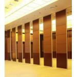 Restaurant Wooden Movable Folding Partition Walls Malaysia 500mm Width for sale