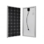 Roof / Ground Grade A Mono Solar Panels , High Conversion Rate Black Solar Panels for sale