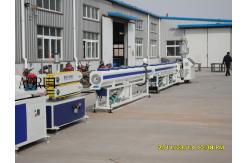 China LDPE Rigid HDPE Conduit Plastic Pipe Production Line For Sweage supplier