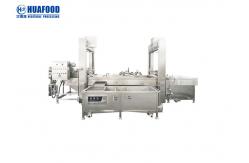 China Automatic Steam Heating Vegetable Blanching Machine For Potato Chips supplier