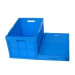 Logo Printing Collapsible Plastic Containers / Folding Storage Crates for sale