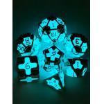 Dragon And Dungeon Led Luminous Dice ABS Plastic RPG Games Button Battery 3V for sale