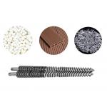 Bimetallic Nitrided Conical Twin Screws For WPC PVC PE Industry/ Extruder Screws And Barrels for sale