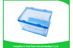China Solid Attached Lids Collapsible Plastic Containers Stocked For Supermarket supplier
