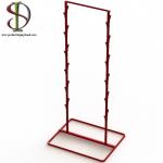 Double Metal Strips Snack Display Rack With 24 Clip for sale