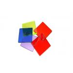 50x50mm Colored Optical Glass Filters Longpass For Environmental Testing for sale