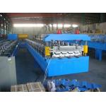 Durable Roof Panel Roll Forming Machine With Mitsubishi / Siemens Control System for sale