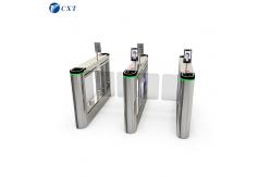 China QR Code Speed Gate Turnstile 304 Stainless Steel High Tech Channel 200 supplier