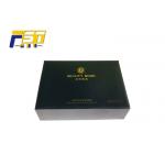 Black Moisture Resistant High End Gift Boxes Sturdy Structure With Strong Magnets for sale
