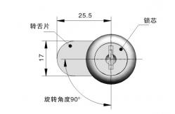 China Height 16mm Cabinet Box Lock Cylinder Die Casting Customized supplier