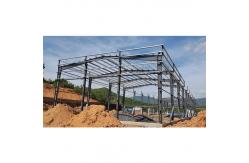 China Pre Fabricated Steel Structure Construction , Industrial Metal Structure Fabrication supplier