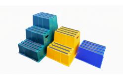 China 12 Inches One Step Plastic Step Stool 500 Lbs Weight Capacity supplier