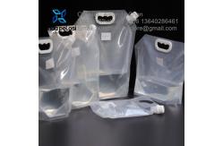 China Liquid Spout Pouch Reusable Durable Spouted Stand Up Pouches Juice Drink Takeout Bag supplier