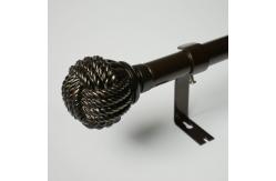 China 19mm 22mm Single Bracket Adjustable Pipe Curtain Rods supplier
