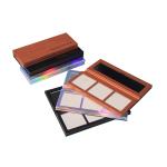 Brown Paper Empty Blush Highlighter Contour Palette With Hot Stamping Logo for sale