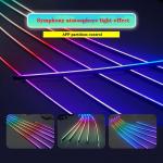 12V Multicolor Car Ambient Lights LED Rgb Lighting For Night Parties Events for sale