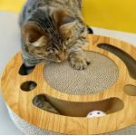 Cat Toy Ball Sustainable Wooden  Ideal for Interactive Play and Exercise for sale