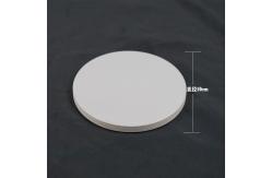 China Blank Coated Round Shape Sublimation Ceramic Coaster With Cork Back supplier